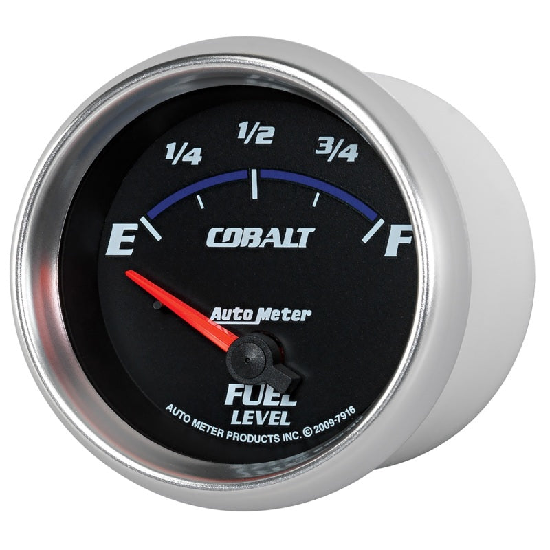 Autometer Cobalt 66.7mm 240-33 ohms Short Sweep Electronic Fuel Level Gauge - Burkken Auto Parts