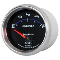Autometer Cobalt 66.7mm 240-33 ohms Short Sweep Electronic Fuel Level Gauge - Burkken Auto Parts