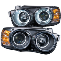 ANZO 2012-2015 Chevrolet Sonic Projector Headlights w/ Halo Black (CCFL) - Burkken Auto Parts
