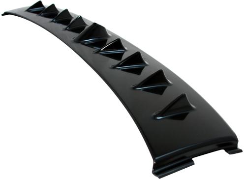 BLOX Racing 08+ Mitsubishi Lancer Vortex Generator - ABS Black - Burkken Auto Parts