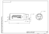 Aeromotive 340 Series Stealth In-Tank E85 Fuel Pump - Offset Inlet - Inlet Inline w/Outlet - Burkken Auto Parts