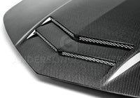 Anderson Composites 10-13 Chevy Camaro TT-Style Carbon Fiber Hood - Burkken Auto Parts