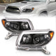 ANZO 06-09 Toyota 4 Runner Projector Headlights Plank Style - Black - Burkken Auto Parts