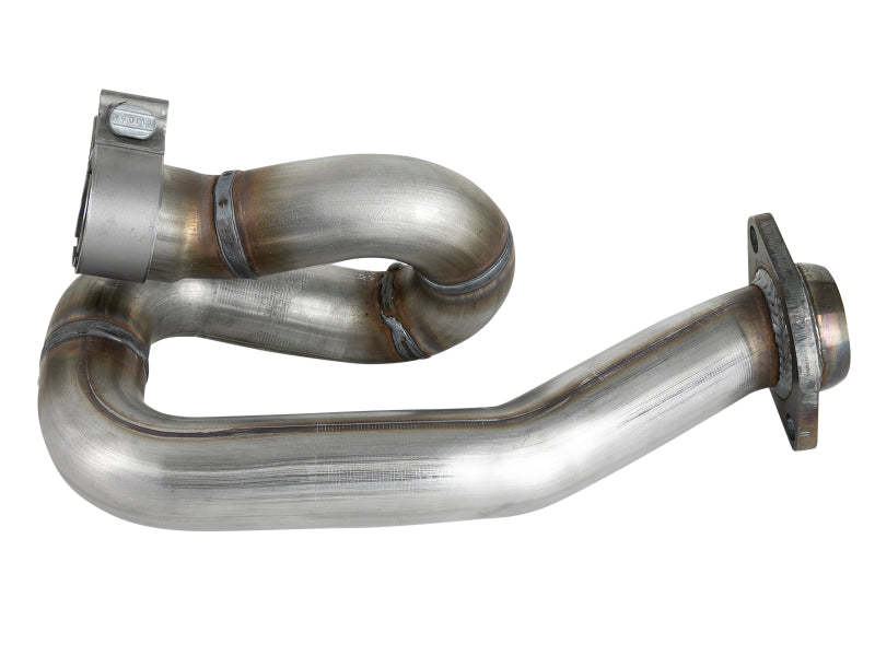 aFe POWER Twisted Steel Loop Relocation Pipe 2018 Jeep Wrangler (JL) V6-3.6L - Burkken Auto Parts