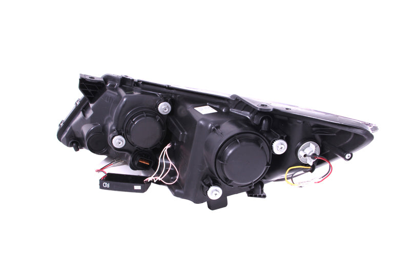 ANZO 2011-2013 Kia Optima Projector Headlights w/ Halo Chrome (CCFL) - Burkken Auto Parts