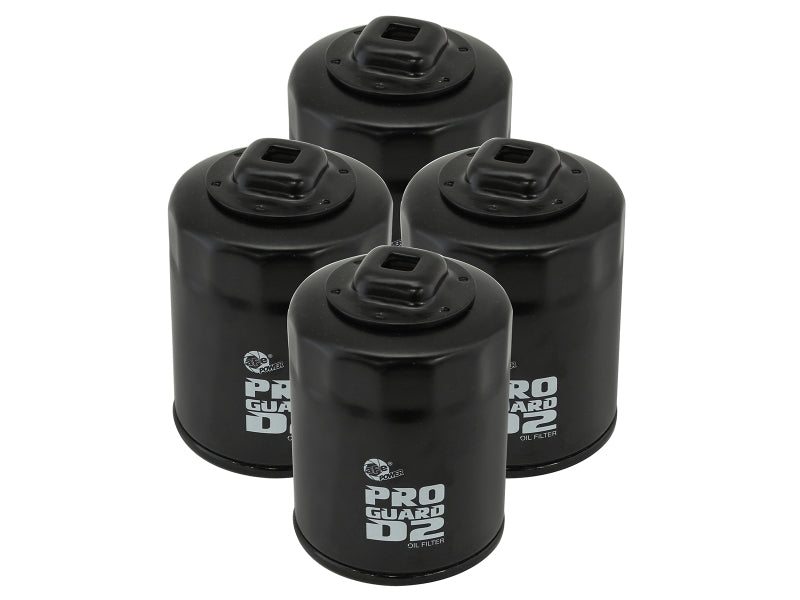 aFe Pro GUARD D2 Oil Filter 99-14 Nissan Trucks / 01-15 Honda Cars (4 Pack) - Burkken Auto Parts