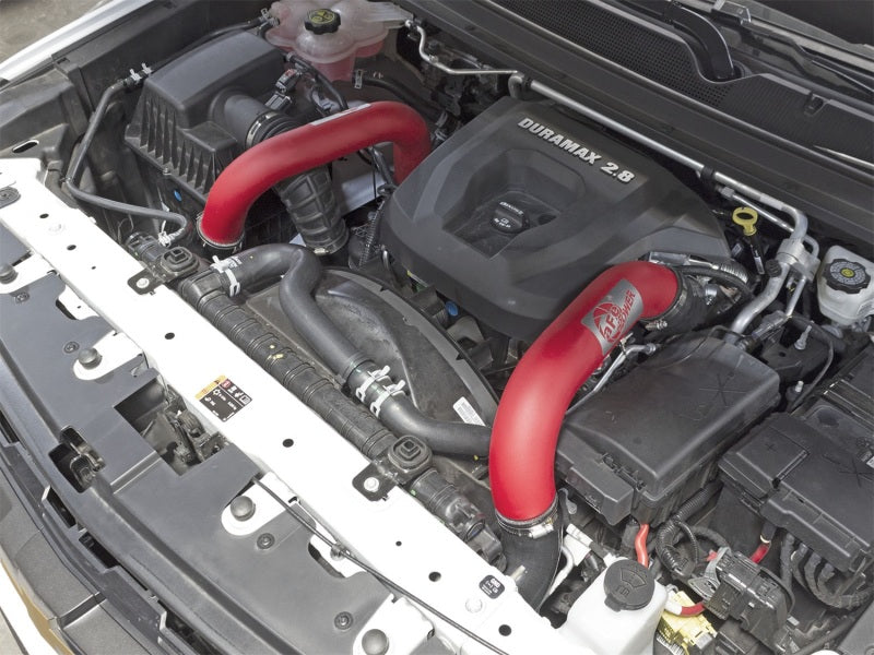 aFe BladeRunner 3in Black IC Tube Cold Side w/ Coupling & Clamp Kit 2016 GM Colorado/Canyon 2.8L - Burkken Auto Parts