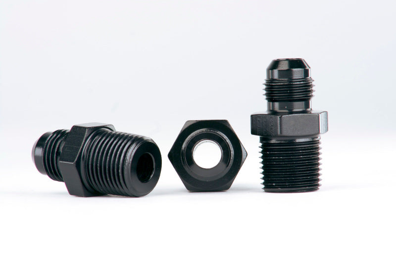 Aeromotive Carb. Reg 13205 Fitting Kit (Incl. (3) 3/8in NPT to AN-06 fittings) - Burkken Auto Parts
