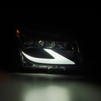 AlphaRex 14-19 Lexus GX460 (Non-AFS) NOVA LED Proj Headlights Alpha Black w/Activ Light/Seq Signal - Burkken Auto Parts