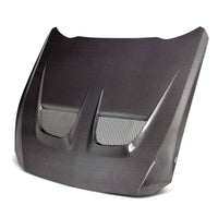 Anderson Composites 2024 Ford Mustang Type-GTD Double Sided Carbon Fiber Hood - Burkken Auto Parts