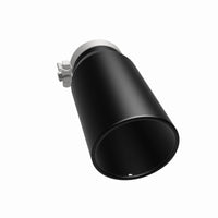 MagnaFlow Tip Stainless Black Coated Single Wall Round Single Outlet 5in Dia 4in Inlet 13in L - Burkken Auto Parts