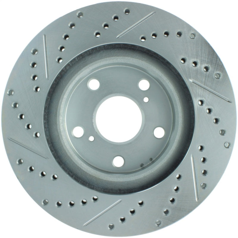 StopTech Select Sport 11-16 Toyota Avalon/ 11-17 Camry SportStop Slotted & Drilled Left Front Rotor - Burkken Auto Parts