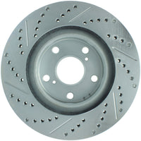 StopTech Select Sport 11-16 Toyota Avalon/ 11-17 Camry SportStop Slotted & Drilled Left Front Rotor - Burkken Auto Parts