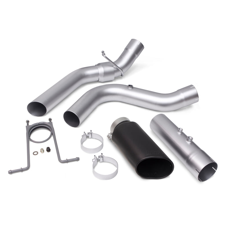 Banks Power 17+ GM Duramax L5P 2500/3500 Monster Exhaust System - SS Single Exhaust w/ Black Tip - Burkken Auto Parts