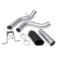 Banks Power 17+ GM Duramax L5P 2500/3500 Monster Exhaust System - SS Single Exhaust w/ Black Tip - Burkken Auto Parts