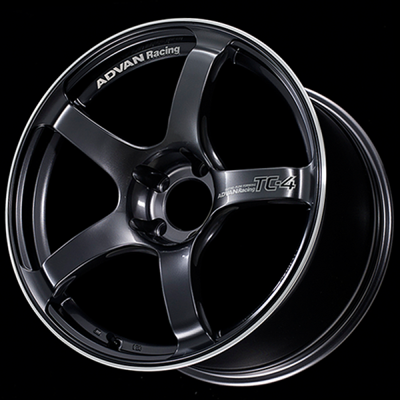 Advan TC4 18x10.5 +15 5-114.3 Racing Gun Metallic & Ring Wheel - Burkken Auto Parts
