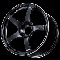 Advan TC4 16x7.0 +31 4-100 Black Gunmetallic & Ring Wheel - Burkken Auto Parts