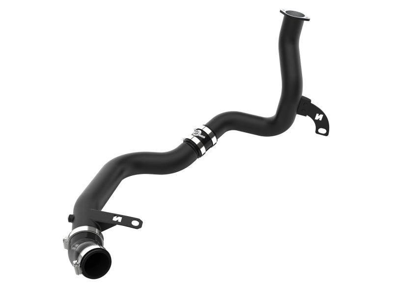 aFe 19-22 Hyundai Veloster N BladeRunner 2-1/4in to 2-1/2in Aluminum Hot Charge Pipe - Black - Burkken Auto Parts