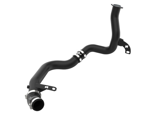 aFe 19-22 Hyundai Veloster N BladeRunner 2-1/4in to 2-1/2in Aluminum Hot Charge Pipe - Black - Burkken Auto Parts