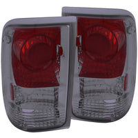 ANZO 1993-1997 Ford Ranger Taillights Smoke - Burkken Auto Parts