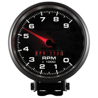 AutoMeter Gauge Tach 5in. 9K RPM Pedestal Datalogging Ultimate Dl Playback Silver - Burkken Auto Parts