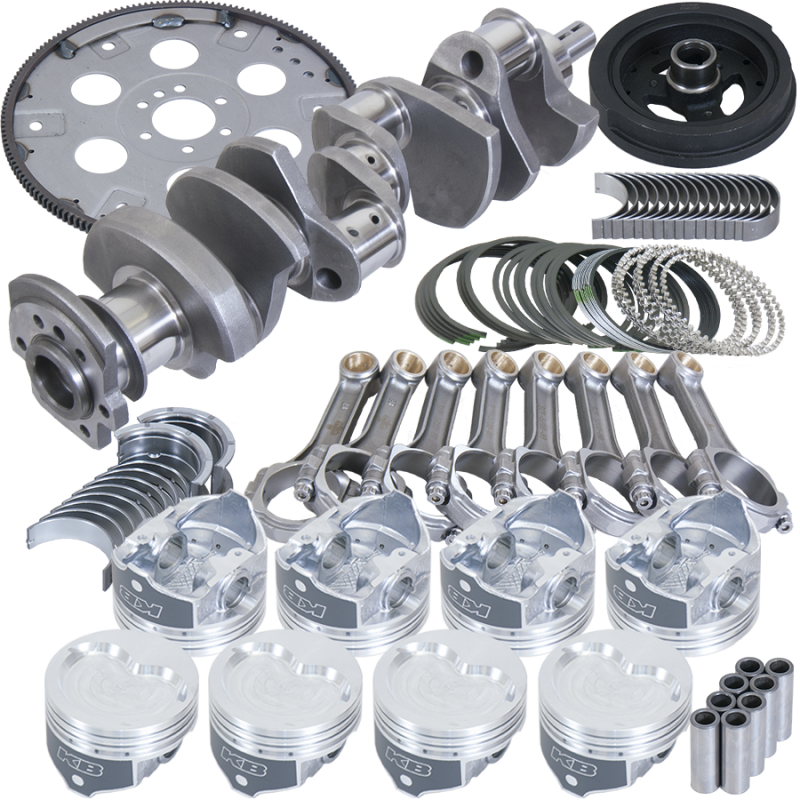 Eagle Chevy 400 3.750in Crank 5.700in I-Beam Rods -30cc 4.185in Pistons Balanced Assembly - Burkken Auto Parts