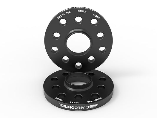 aFe CONTROL Billet Aluminum Wheel Spacers 5x100/112 CB57.1 15mm - Volkswagen/Audi - Burkken Auto Parts