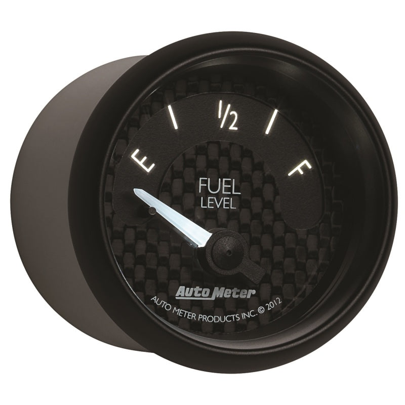 Autometer GT Series 52mm Short Sweep Electronic 0-90 ohms Fuel Level (For most 65-97 GM) - Burkken Auto Parts