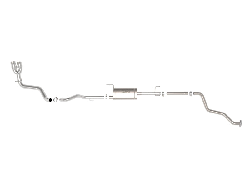 aFe 2024 Toyota Tacoma L4 2.4L Vulcan Series 2.5-3in 304 SS Steel Cat-Back Exhaust w/Polished Tips - Burkken Auto Parts