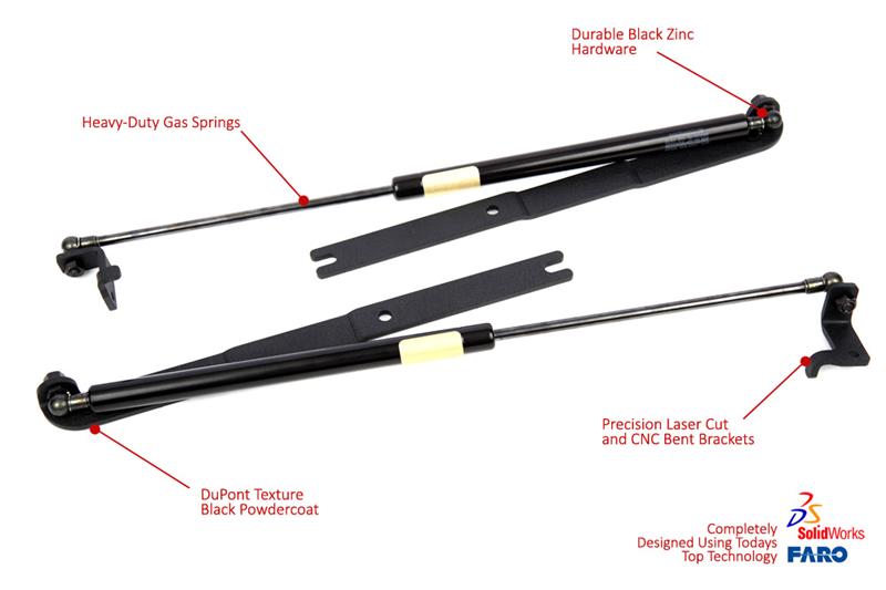 GrimmSpeed 13+ Subaru BRZ / 13+ Scion FR-S Hood Struts - Burkken Auto Parts