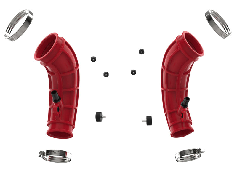 aFe Power 22-24 Toyota Land Cruiser (J300) / 22-24 Toyota Tundra V6-3.4L (tt) Red Turbo Inlet Pipes - Burkken Auto Parts