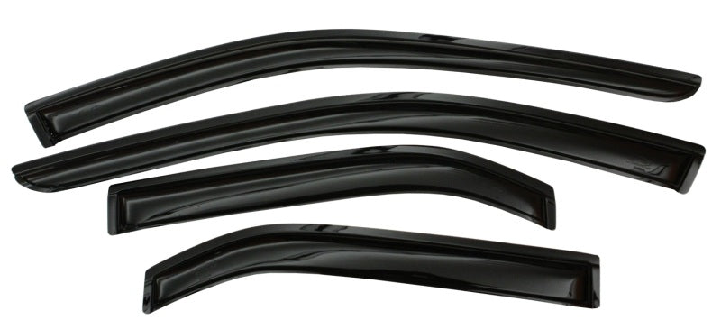 AVS 2018 GMC Terrain Ventvisor Outside Mount Window Deflectors 4pc - Smoke - Burkken Auto Parts