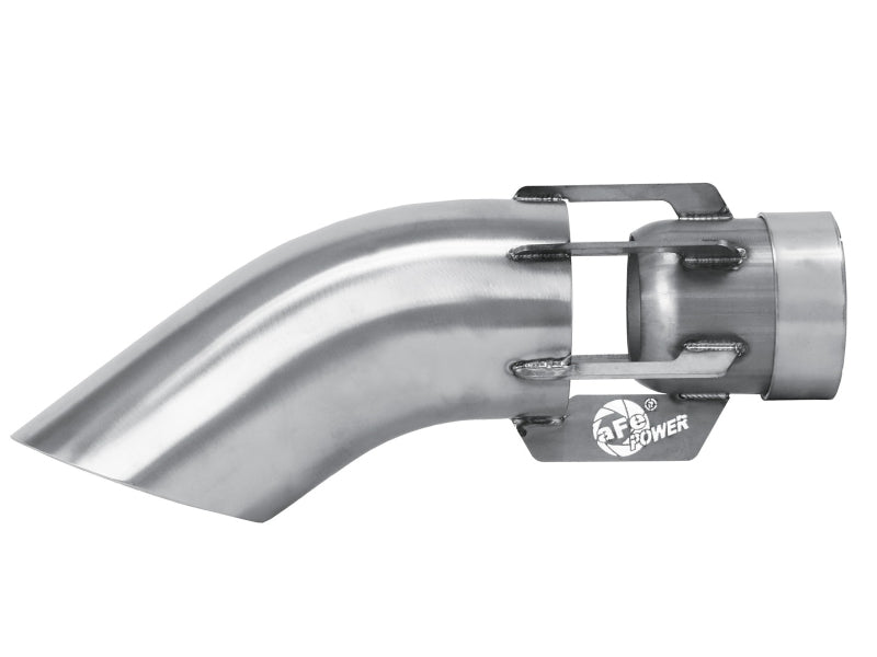 aFe MACH Force-Xp 304 Stainless Steel Clamp-on Exhaust Tip Brushed - Burkken Auto Parts