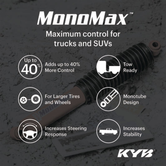 KYB 19-25 RAM 1500 w/ Off Road Susp. (w/o Air Susp.) (Exc. Rebel & TRX) MonoMax Gas Shock - Rear