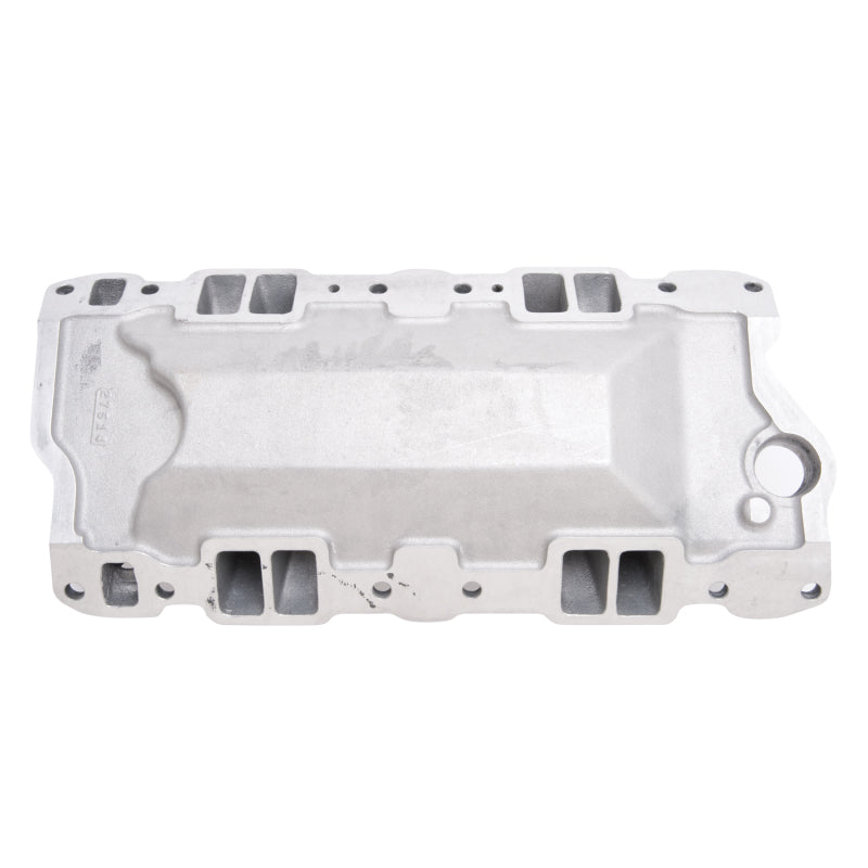Edelbrock SBC Perf Air Gap Manifold Polished - Burkken Auto Parts