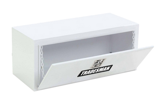 Tradesman Steel Underbody Truck Tool Box (30in.) - White - Burkken Auto Parts
