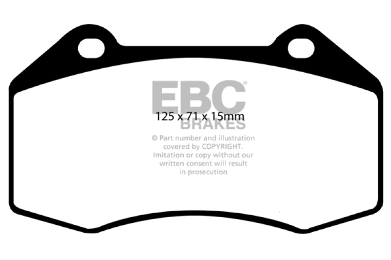 EBC 07-08 Chevrolet Cobalt 2.0 Supercharged (SS) Redstuff Front Brake Pads - Burkken Auto Parts