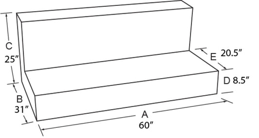 Tradesman Aluminum Full Size Rectangular Liquid Storage Tank - Brite