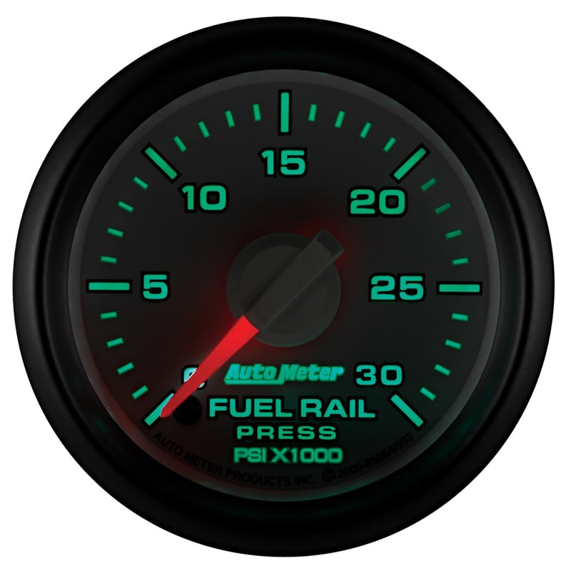 Autometer Factory Match 52.4mm Full Sweep Electric 0-30,000 PSI Diesel Fuel Rail Pressure - Burkken Auto Parts
