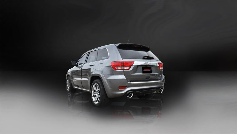 Corsa 2012-2013 Jeep Grand Cherokee 6.4L V8 Polished Sport Cat-Back Exhaust - Burkken Auto Parts