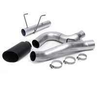 Banks Power 13-18 Dodge RAM Monster Exhaust 5.0in. Single 6.7L CCLB w/ SideKick S/S Black Tip - Burkken Auto Parts
