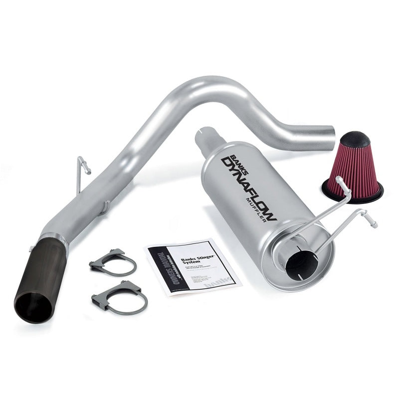 Banks Power 99-04 Ford 6.8L Ext/Crew S/D Stinger System - SS Single Exhaust w/ Black Tip - Burkken Auto Parts