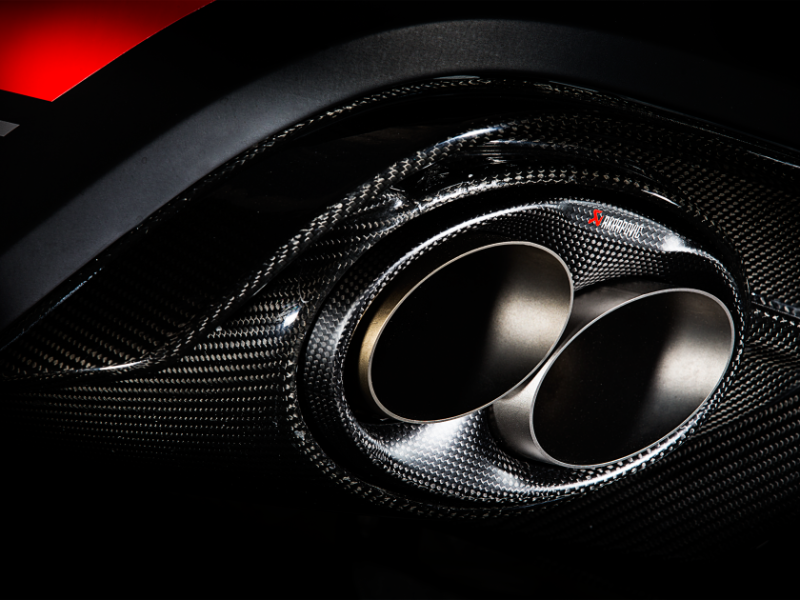 Akrapovic 14-17 Audi RS6 Avant (C7) Evolution Line Cat Back (Titanium) w/ Carbon Tips - Burkken Auto Parts