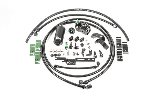Radium Engineering 17-21 Honda Civic Type-R Fuel Hanger Plumbing Kit - Stainless Filter - Burkken Auto Parts