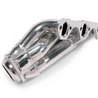 BBK 79-93 Mustang 351 Swap Shorty Unequal Length Exhaust Headers - 1-5/8 Silver Ceramic - Burkken Auto Parts