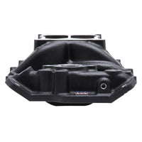 Edelbrock Manifold SBC Performer Air Gap Black - Burkken Auto Parts