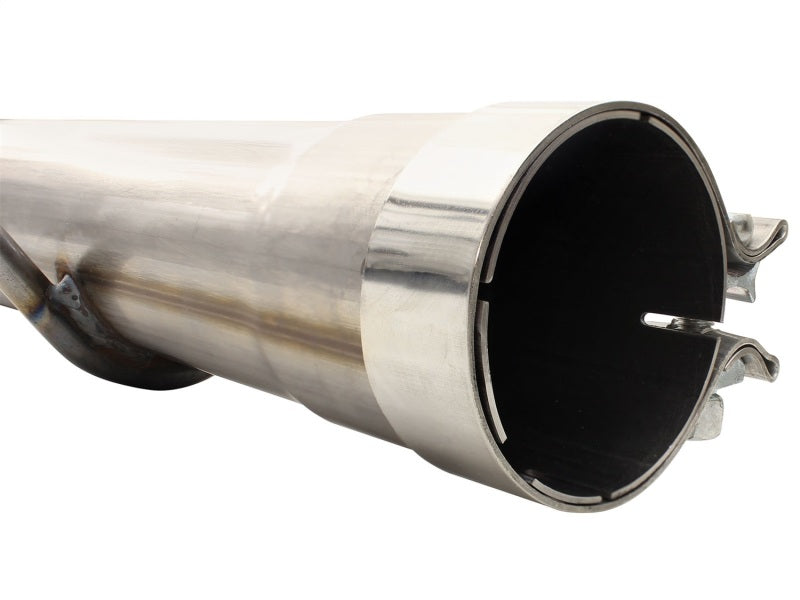 aFe MACHForce XP Exhaust 3in-3.5in SS Single Side Ext CB w/ Black Tip 99-04 Ford F150 V8 5.4L/6.8L - Burkken Auto Parts
