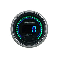 Autometer 52.4mm Black Switchable 0-1600 PSI/0-110 BAR Fluid Pressure Cobalt Elite Digital Gauge - Burkken Auto Parts