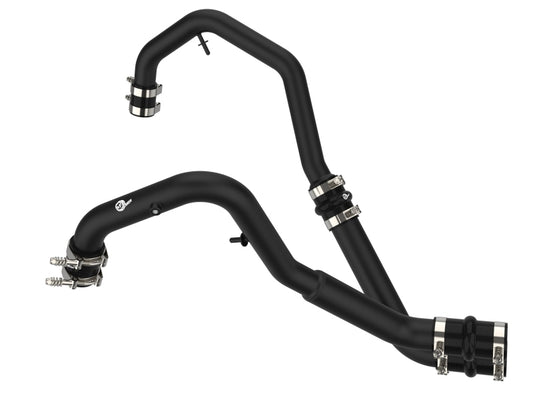 aFe Bladerunner Intercooler Hot Charge Pipe Black 2-2.5in 2021+ Ford F-150 V6-2.7L (tt) - Burkken Auto Parts