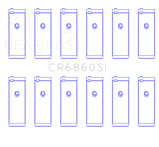 King Engine Bearings GM Vortec 254 Rod Bearings